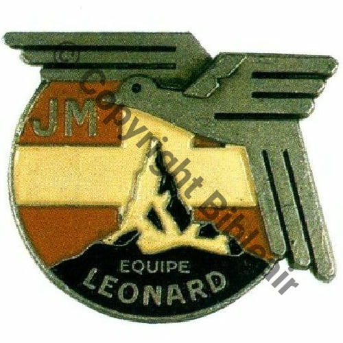 Grpt Centre... Eqp LEONARD (CNE) Apprentis de l.air... ORANGE LISSE  AUGIS Metal leger peint Sc.S&T